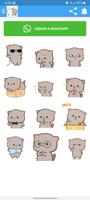 Animated Mochi Cats Stickers 截图 1