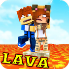 Floor is Lava Addon for MCPE ไอคอน