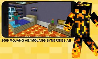 الأرضية هي Lava Addon لـ MCPE تصوير الشاشة 1