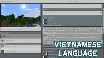 1 Schermata Lingua vietnamita per MCPE