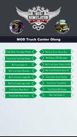 Mod Truck Canter Mbois Oleng पोस्टर