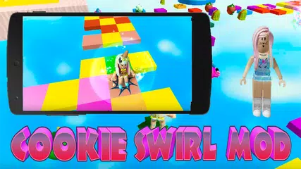 Cookie The Robloxe Swirl Obby world Mod APK download