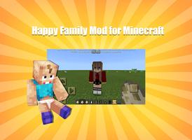 Happy Family Mod for Minecraft Affiche