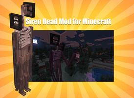 Siren Head Mod for Minecraft Affiche