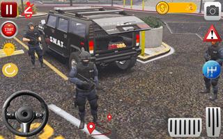 jeux de voiture de police 3d capture d'écran 1