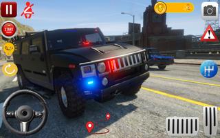 jeux de voiture de police 3d capture d'écran 2
