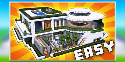 Modern House Maps for MCPE Affiche
