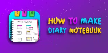 How to make diary notebook