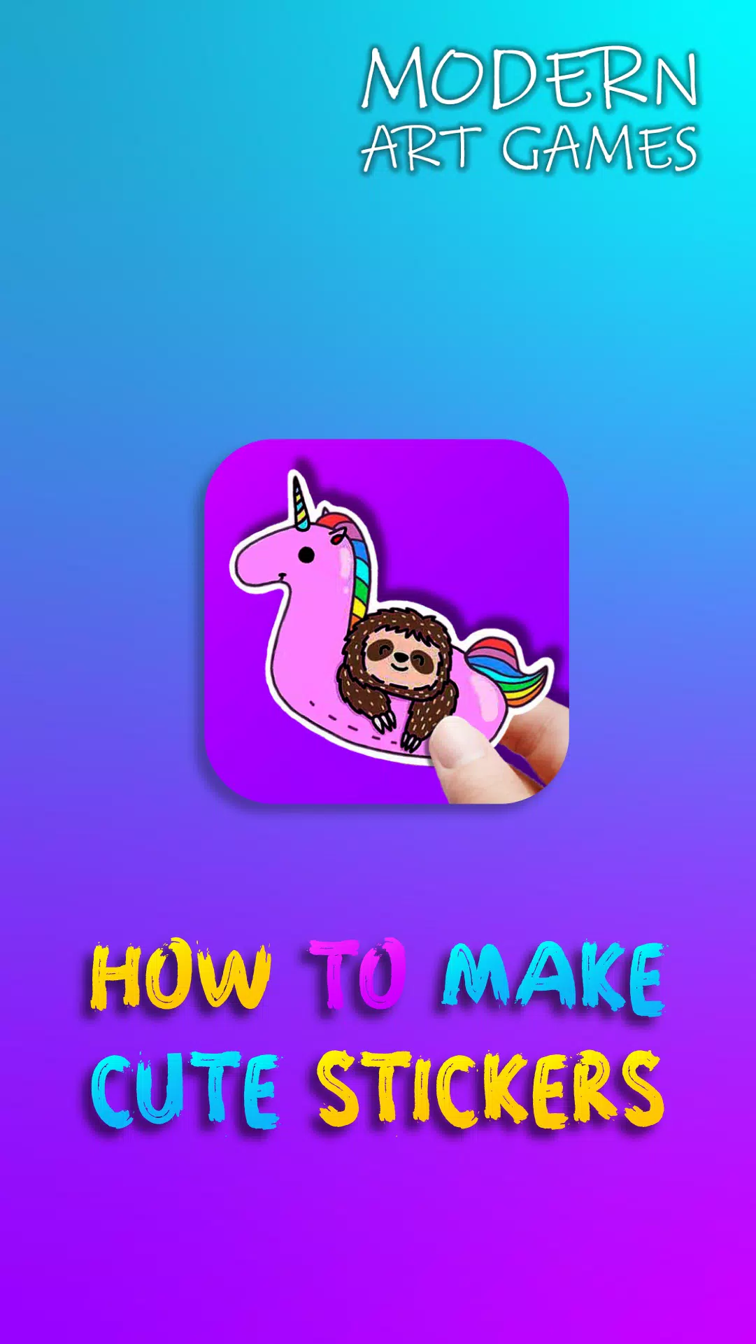 DIY tutorial - how to make cute stickers Step-by-step guide