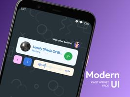 Modern UI for KWGT स्क्रीनशॉट 2