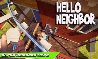Mod Hello neighbor for MCPE Affiche