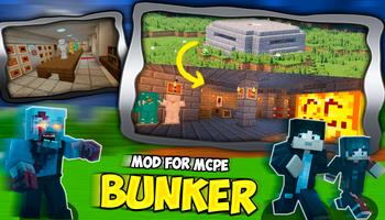 Mod de bunker pour Minecraft Affiche