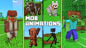 Mod Animasi Mob MCPE poster