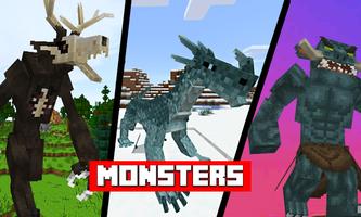 Monsters Mods for Minecraft PE poster