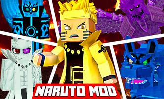 Mods Naruto For Minecraft PE Cartaz