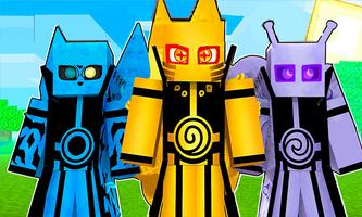 Mods Naruto For Minecraft PE imagem de tela 1