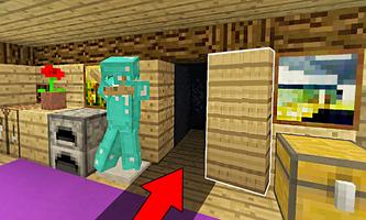 Secret Rooms Mods for MCPE imagem de tela 1