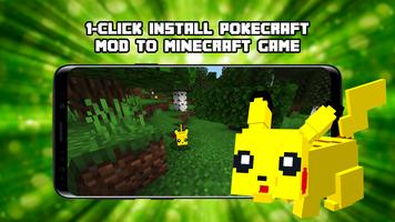 Mod PokeCraft for Minecraft پوسٹر