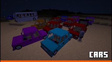 Cars mods for mcpe. Transport capture d'écran 2