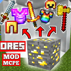 Ores Mods for Minecraft PE أيقونة
