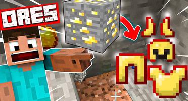 Ores Mods for Minecraft PE الملصق