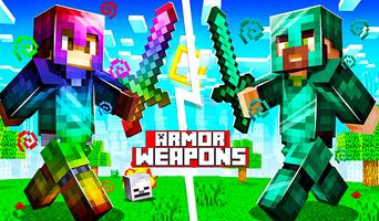 Ores for Weapons Mods for MCPE تصوير الشاشة 1