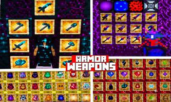 Ores for Weapons Mods for MCPE تصوير الشاشة 2