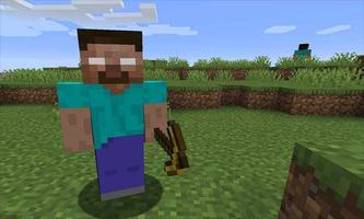 Моды Herobrine для MCPE постер