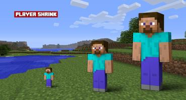 Player Shrink Mods  for MCPE Affiche