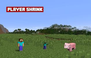 Player Shrink Mods  for MCPE capture d'écran 1