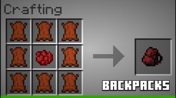 Backpack mod for minecraft Beta اسکرین شاٹ 3