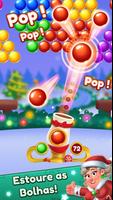 Jogos de Natal -Bubble Shooter Cartaz