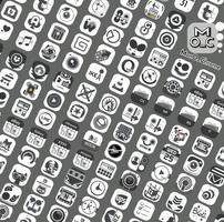 Monochrome Icons screenshot 1