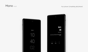 Mono KLWP الملصق