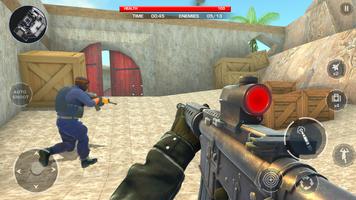 CS Strike FPS: 射撃 ゲーム 銃撃 軍隊 戦争 ポスター