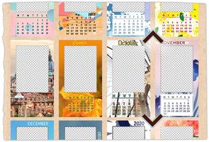 Calendário 2020 Molduras Para Fotos imagem de tela 1