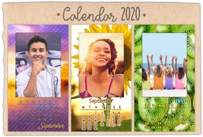 Calendário 2020 Molduras Para Fotos imagem de tela 2