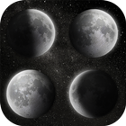 Calendrier des phases de lune icône