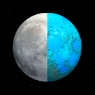 Moon Globe 3D icon