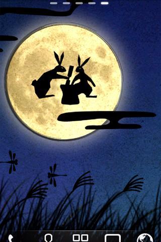 Android 用の Moon Rabbit お月見 ライブ壁紙 トライアル Apk をダウンロード