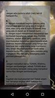 Sepuluh Perintah Allah poster