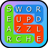 Word search game in English