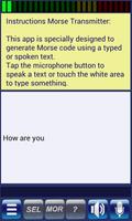 Spreek Morse code poster