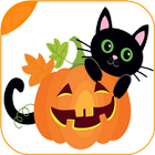 Halloween stickers-icoon