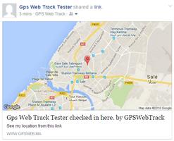 تحديد المواقع GPSWebTrack الملصق