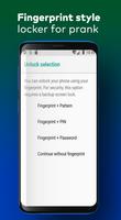 Finger print lock screen prank 2019 скриншот 3
