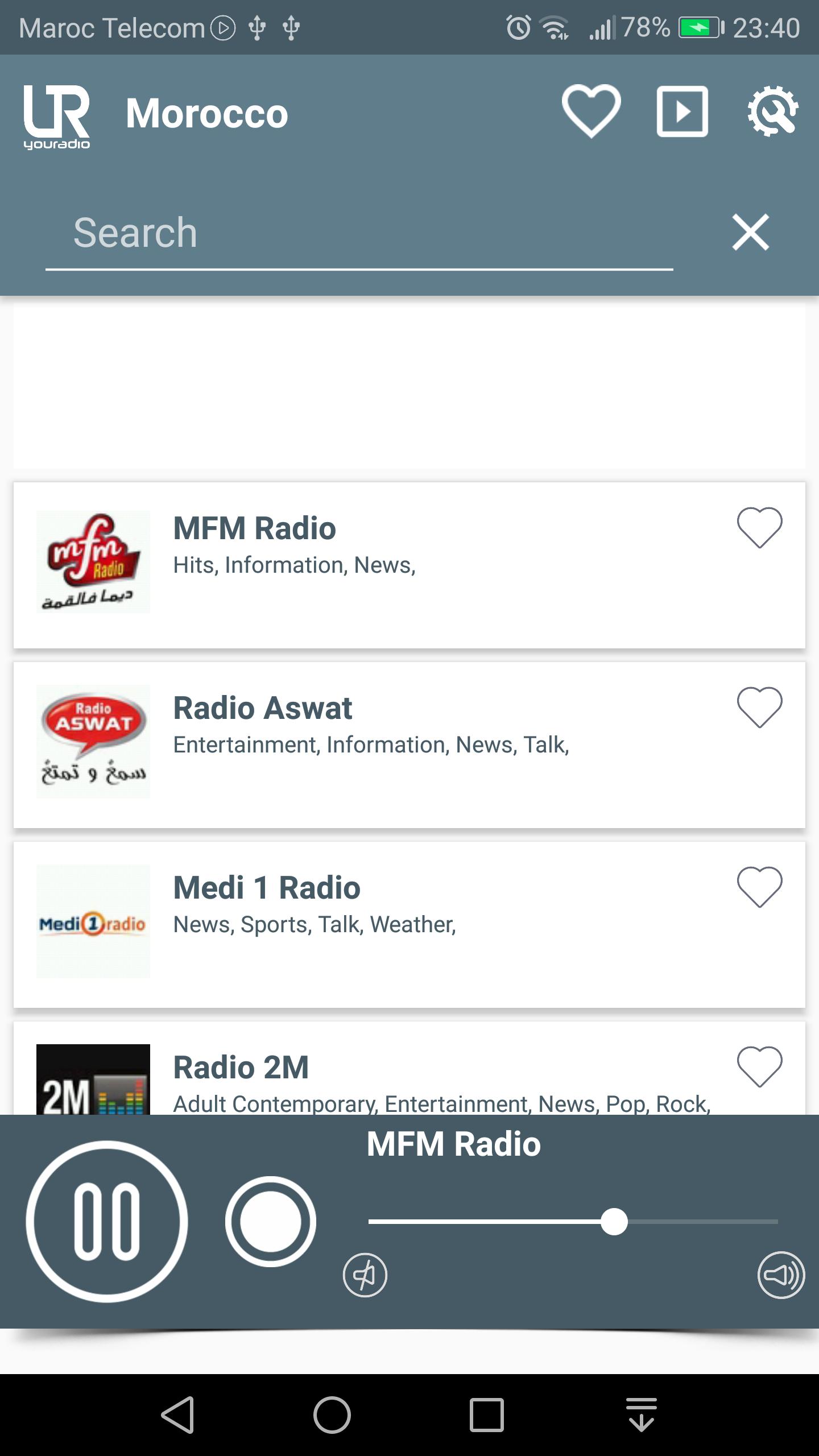 URadio - Radio et enregistreur en ligne gratuit APK pour Android Télécharger