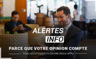 Alertes info Belgique Affiche