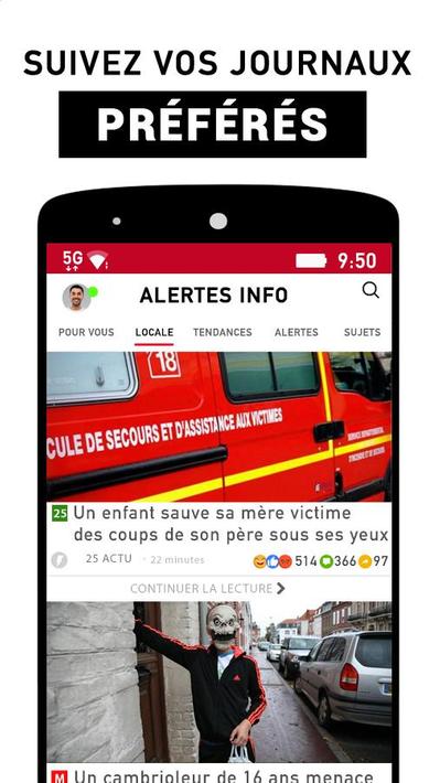 Alertes info France screenshot 2