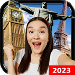 Travel background photo editor